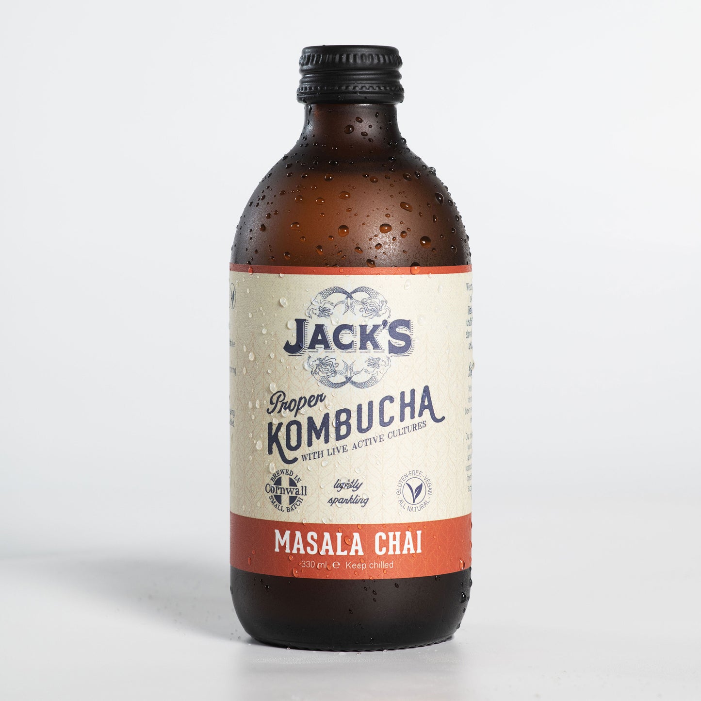 Case of 12 Jack's Masala Chai Kombucha