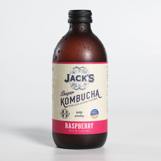Case of 12 Jack's Raspberry Kombucha