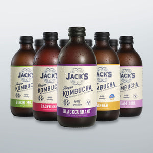 Tasting Case of 12 - Jack's Original, Raspberry, Ginger, Virgin Mojito (Lime & Mint), Masala Chai, Blackcurrant