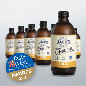 Case of 12 Jack's Ginger Kombucha