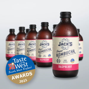 Case of 12 Jack's Raspberry Kombucha